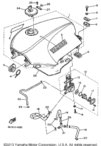 Fuel Tank Fj1100l N