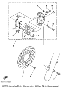 Front Brake Caliper