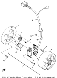 Flywheel Magneto Dt100e E011001~F