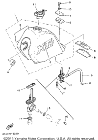Fuel Tank (Non-California Model)
