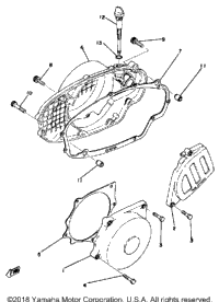Crankcase Cover Yz250d