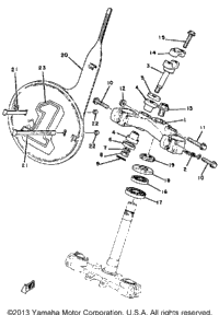 Steering Yz250g
