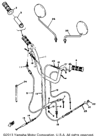Handlebar - Cable Lb50pg - Ph - Pj