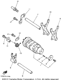 Shift Cam Fork