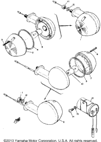 Flasher Lamp (Alternate Parts - Hs1)