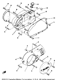 Crankcase Cover Dt80h - J - K
