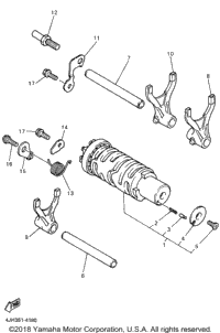 Shift Cam Shift Fork