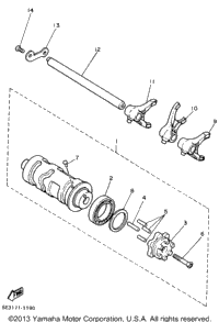 Shift Cam Shift Fork