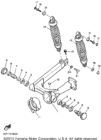 Swing Arm Rear Shocks