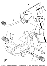 Stand - Footrest Dt80h - J - K