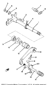 Shift Shaft - Pedal
