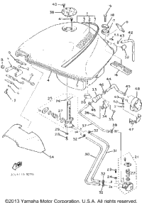 Fuel Tank Noncalifornia Model