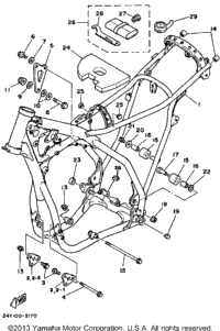 Frame Tool Yz250k