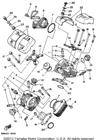Cylinder Head Non California Model