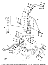 Brake Pedal Rear Master Cylinder