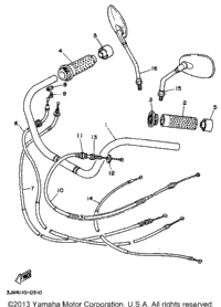 Steering Handle Cable
