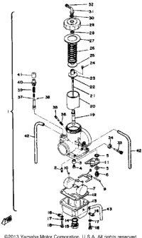 Carburetor Yz400c