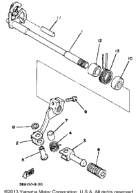 Shift Shaft - Pedal