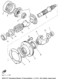 Middle Drive Gear