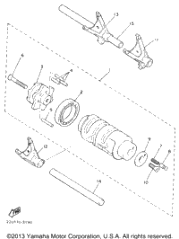 Shift Cam Shift Fork