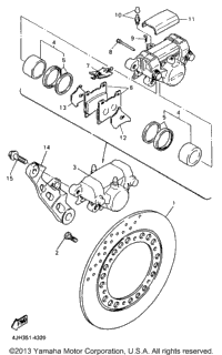 Rear Brake Caliper