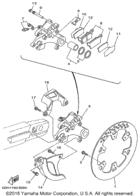 Rear Brake Caliper