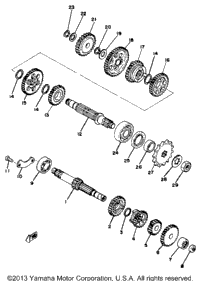 Transmission Yz80e