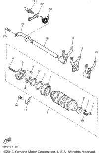 Shift Cam Shift Fork