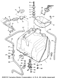 Fuel Tank California Model Only