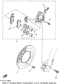 Front Brake Caliper