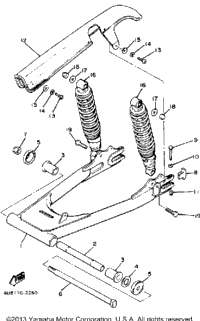 Swing Arm Rear Shocks
