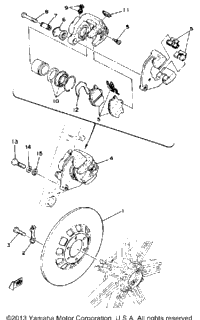 Front Disc Brake - Caliper