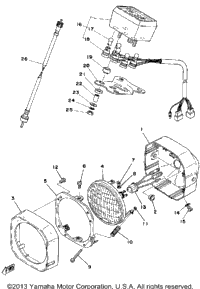 Head Lamp - Speedometer