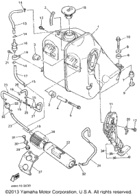 Fuel Tank California Model Only