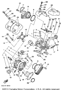 Cylinder Head California Model Only