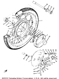 Front Wheel Rd250 Rd250a