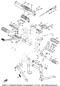Stand - Foot Rest - Brake Pedal