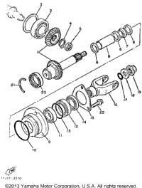 Middle Drive Gear