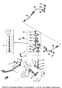 Brake Pedal - Rear Master Cylinder