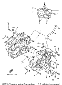 Crankcase Xt250l