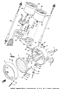 Head Lamp, Speedometer & Tachometer (Ct1c)