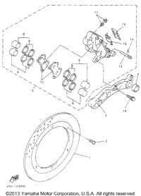 Rear Brake Caliper