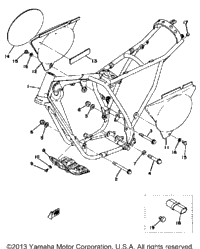 Frame Yz125c