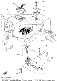 Fuel Tank Non California