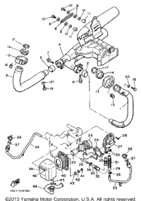 Exhaust Xv700csc Ctc
