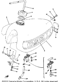 Fuel Tank Yz125e - F