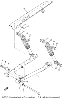 Rear Arm - Rear Cushion - Chain Case