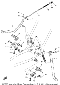 Stand - Footrest - Brake Pedal