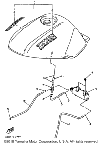 Fuel Tank California Model Only