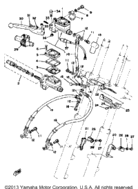 Front Master Cylinder - Brake Hose
